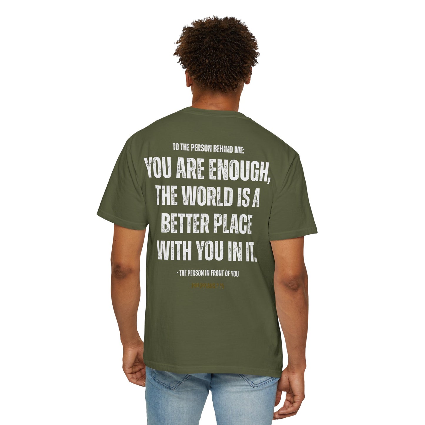 Christian Comfort Colors T-shirt - You Are Enough