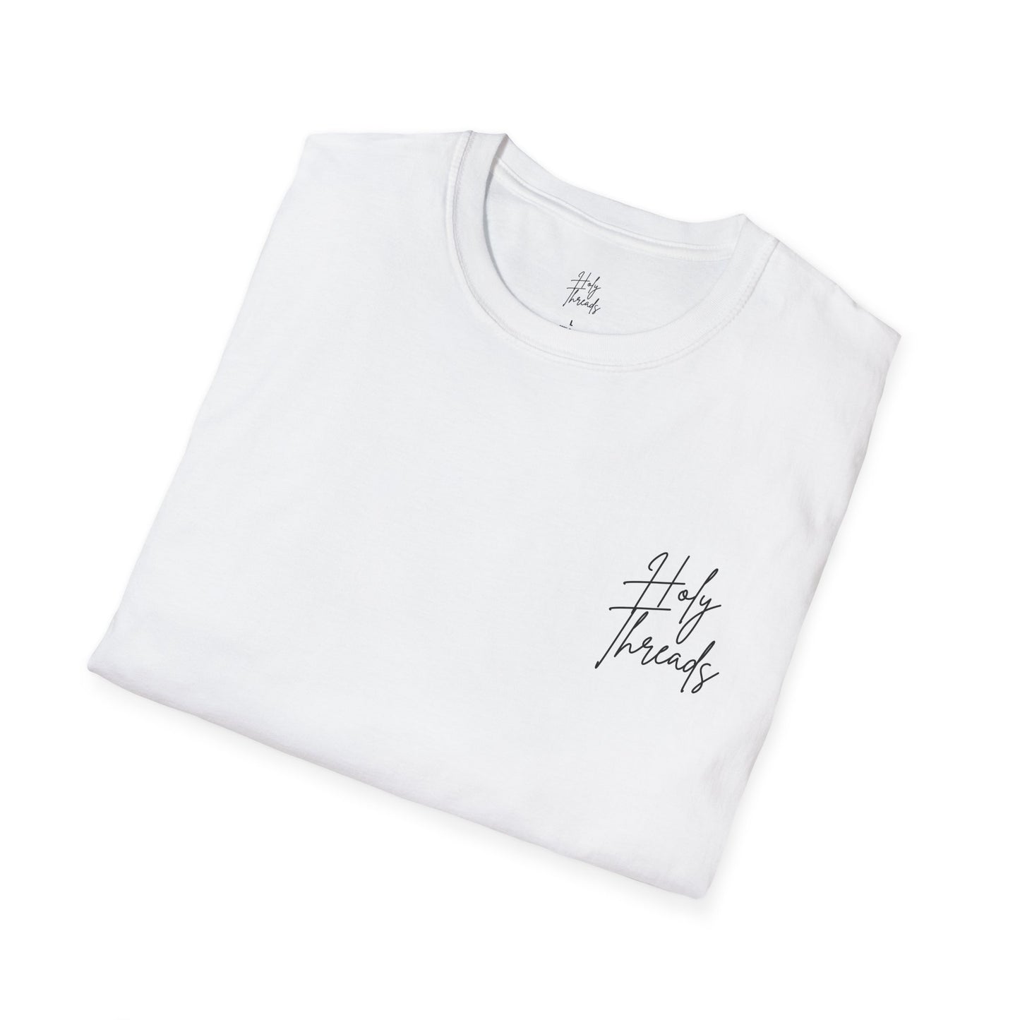 Christian T-Shirt with Cast No Stone Scripture - Unisex Softstyle