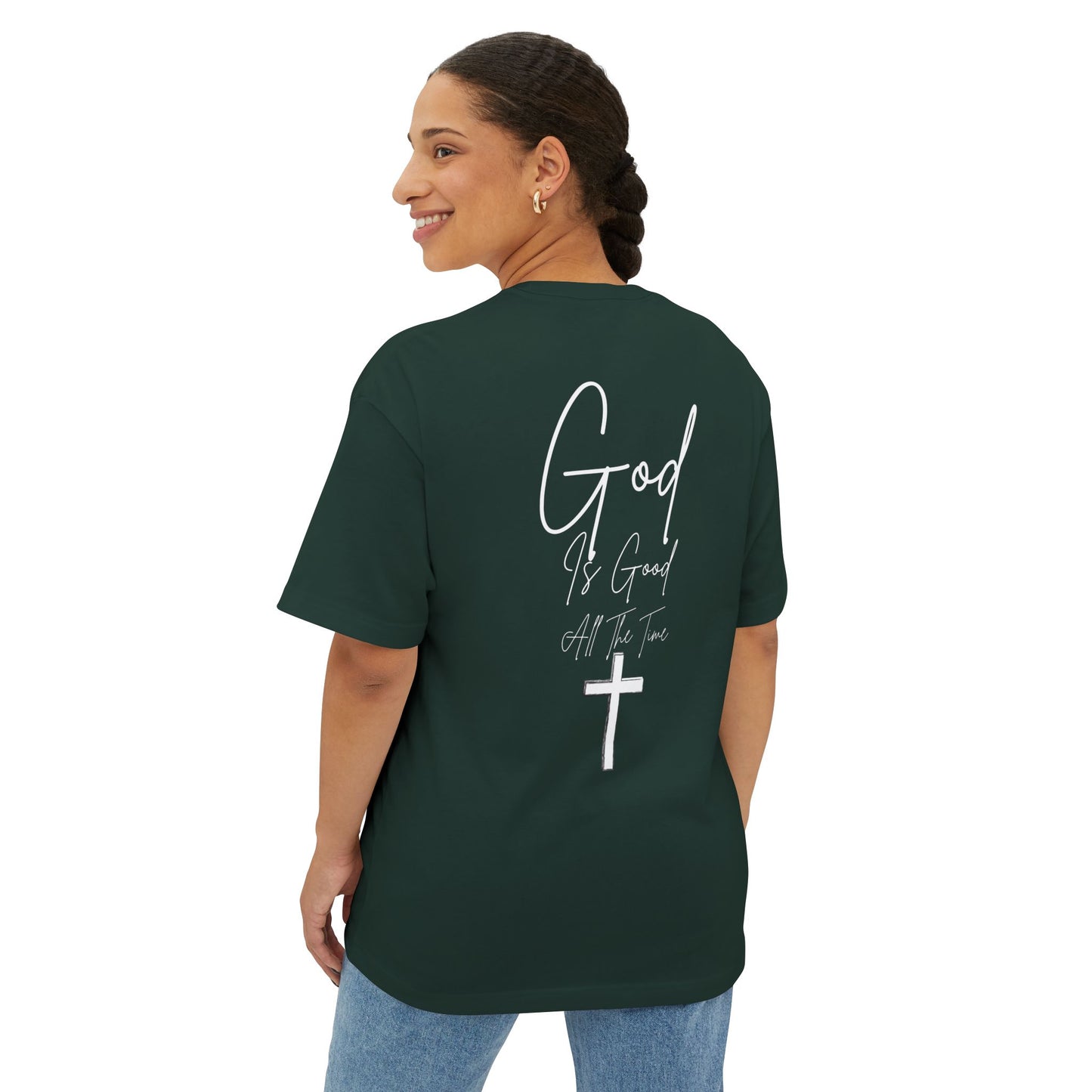 Faithful Oversized Tee - God is Good All the Time