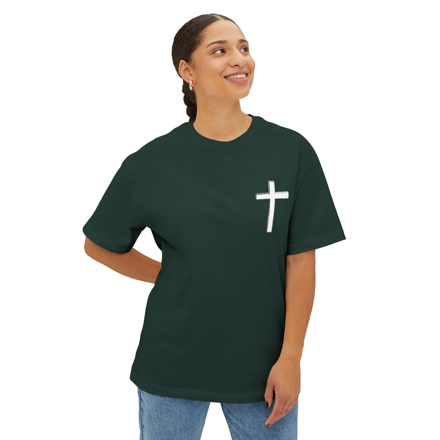 Faithful Oversized Tee - God is Good All the Time