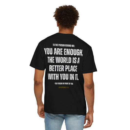 Christian Comfort Colors T-shirt - You Are Enough