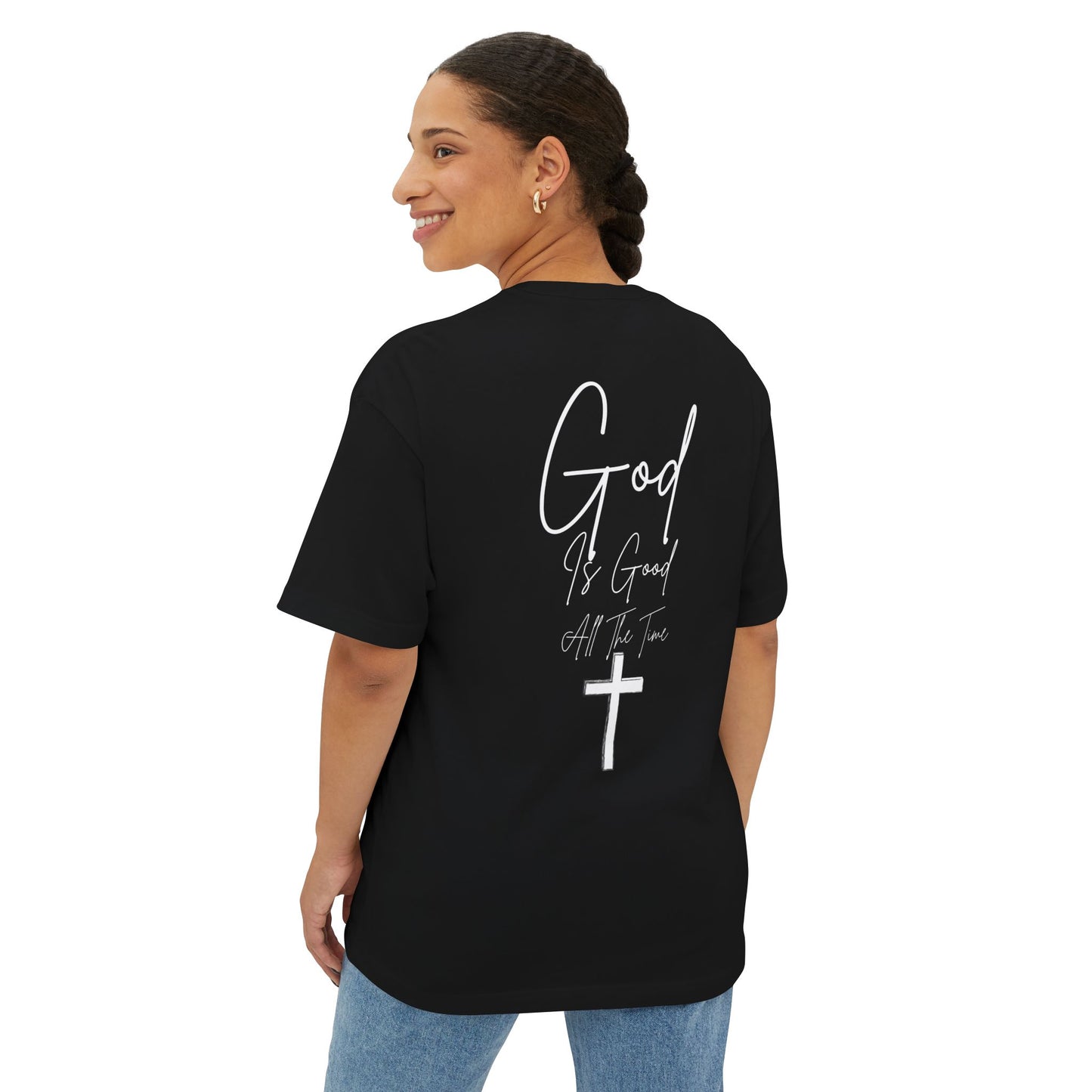 Faithful Oversized Tee - God is Good All the Time
