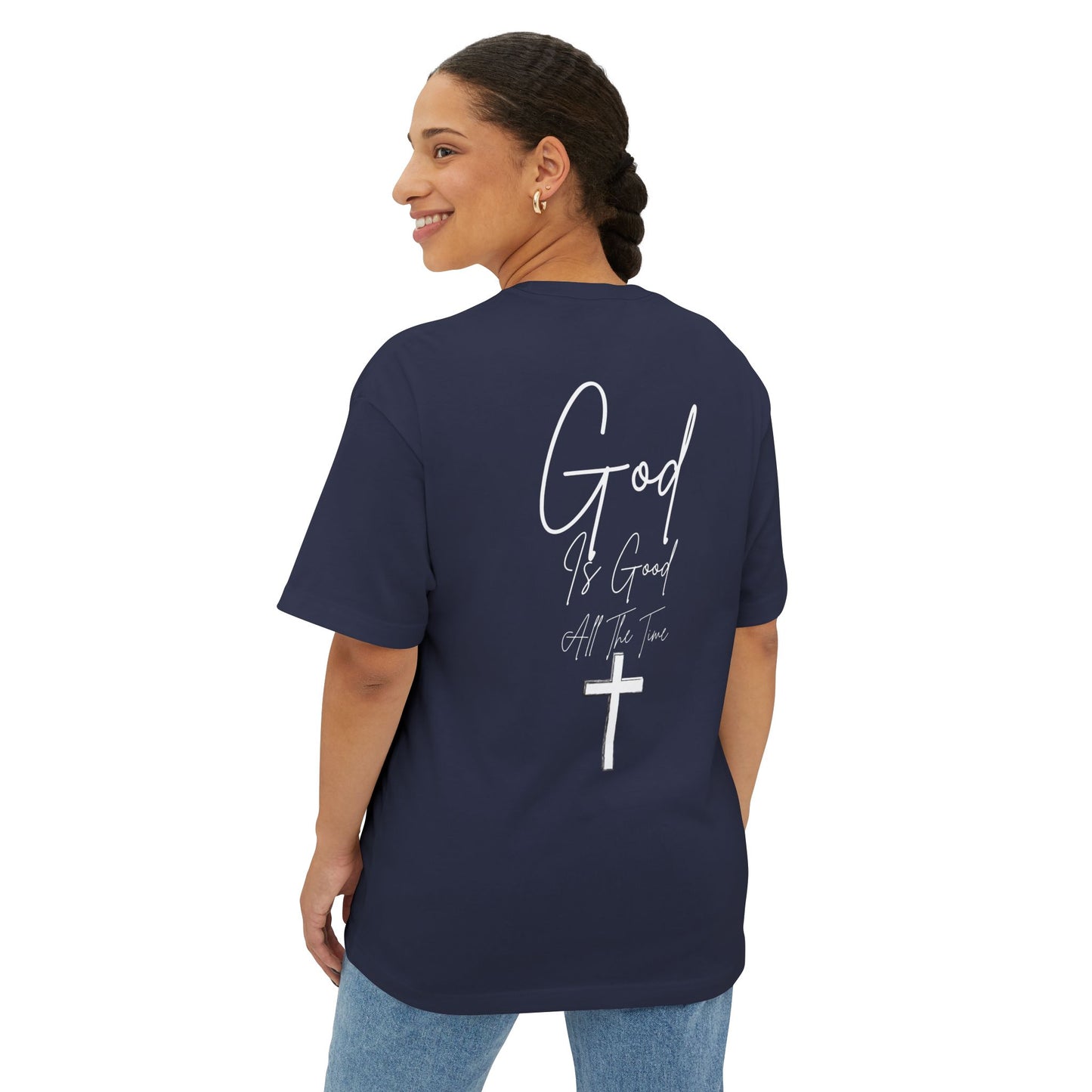 Faithful Oversized Tee - God is Good All the Time