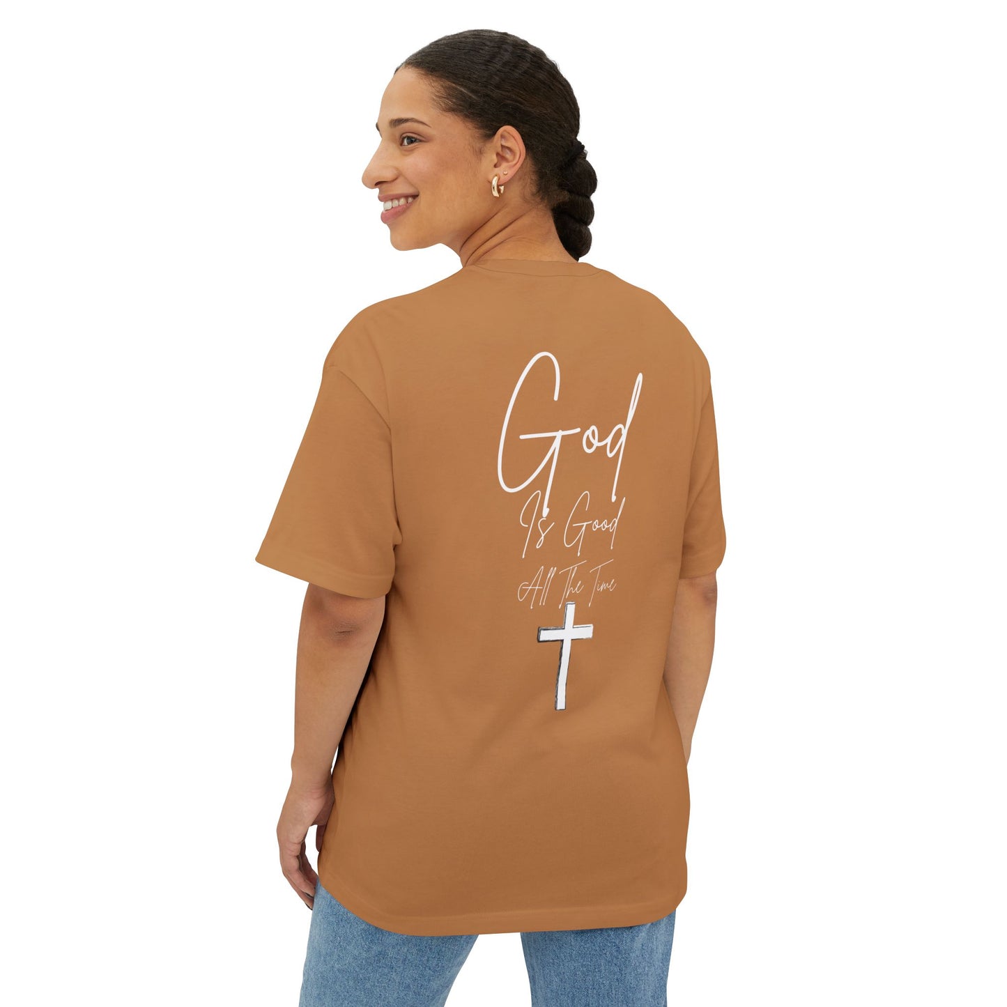 Faithful Oversized Tee - God is Good All the Time