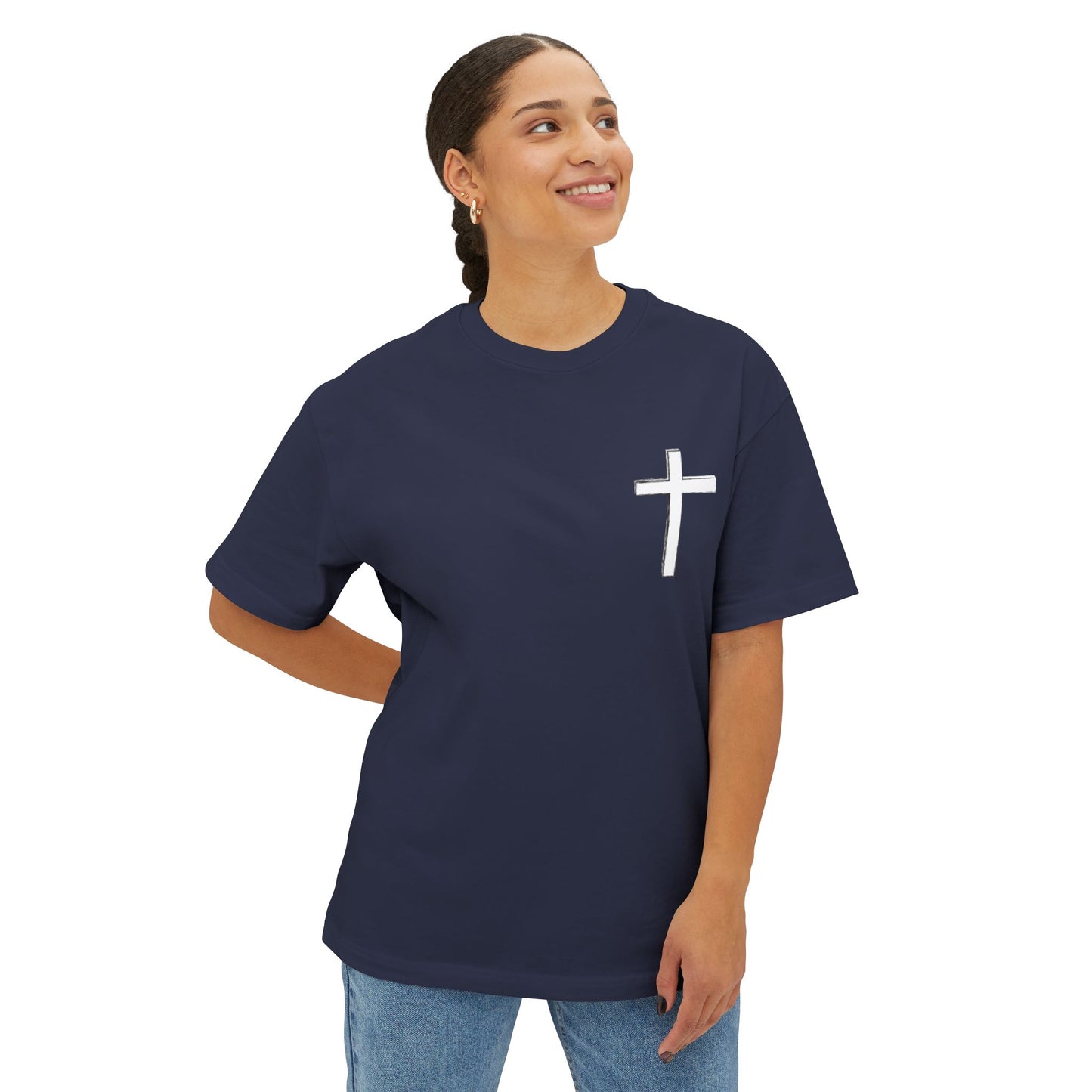 Faithful Oversized Tee - God is Good All the Time