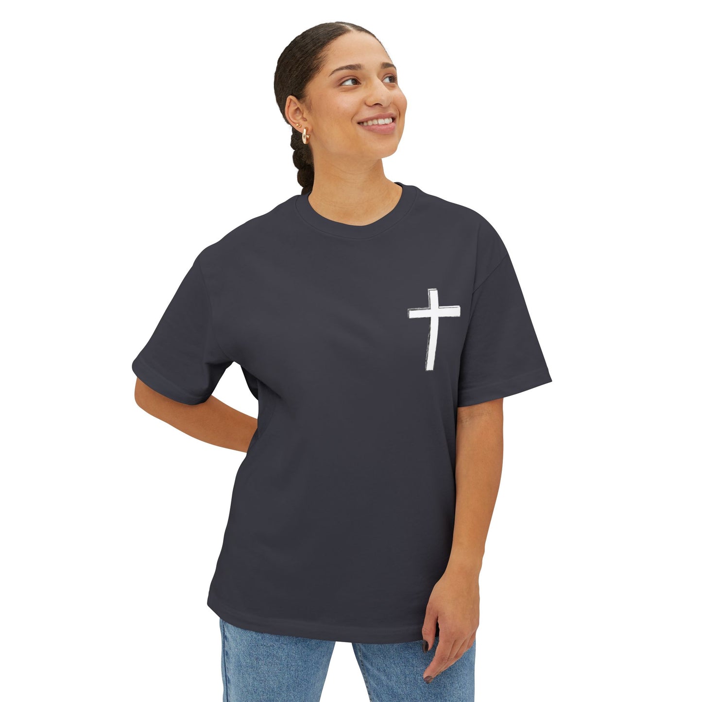 Faithful Oversized Tee - God is Good All the Time